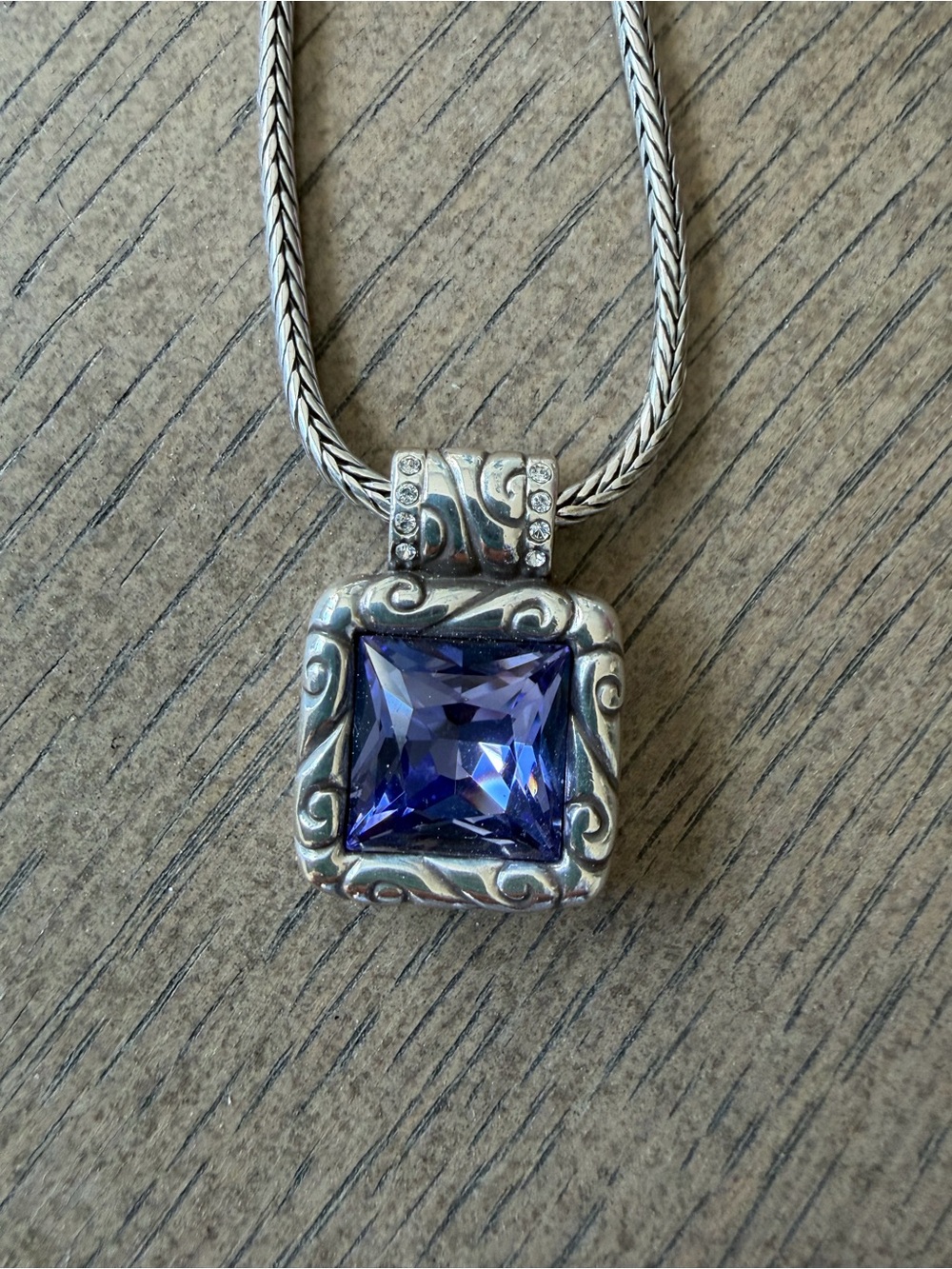 Brighton Purple Adjustable Necklace
